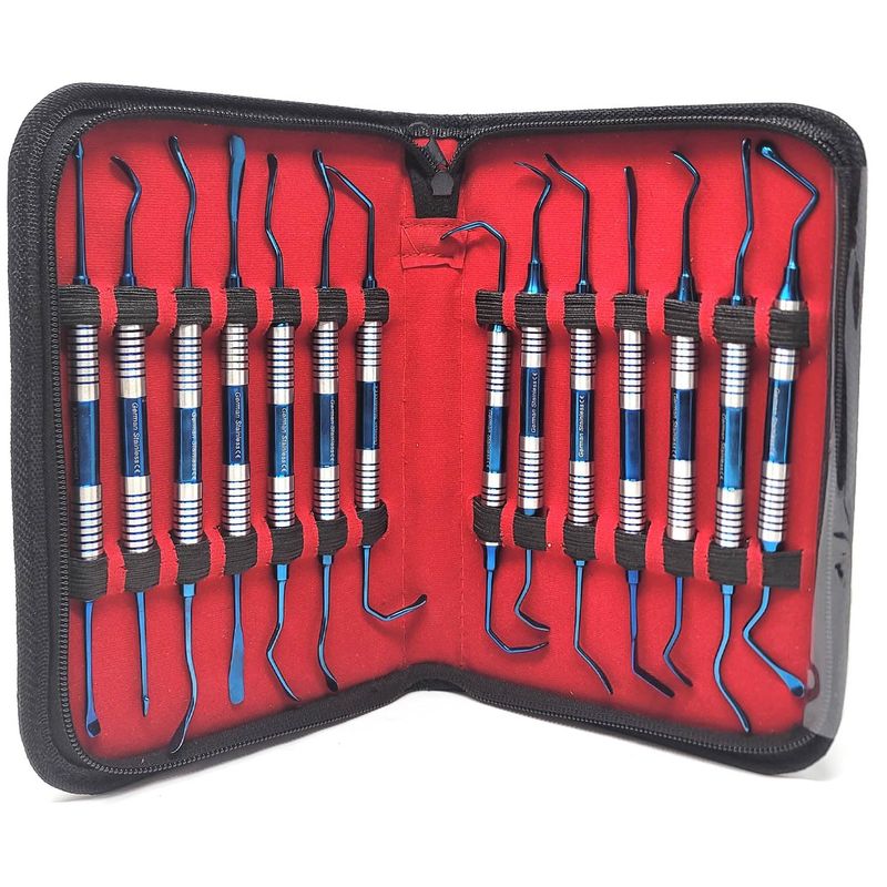 Kit D'Élévateurs Pour Sinus Lift – Set De 9 Outils Chirurgicaux Dentaires En Acier Inoxydable