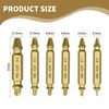 Asheyya 6PCS Screw Remover and Extractor Bit Set, Double Ended Stripped Damaged Screw Extractor Set