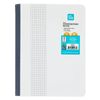 5x5 Grid Composition Poly Graph Ruled PLASTIC Book Quad 80 Sheets P+G (3 Pack)