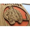 Hockey Picture Frame (8x10 Layout D)
