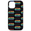 Hülle für iPhone 15 Pro Star Wars Gradient Rainbow Schwarz