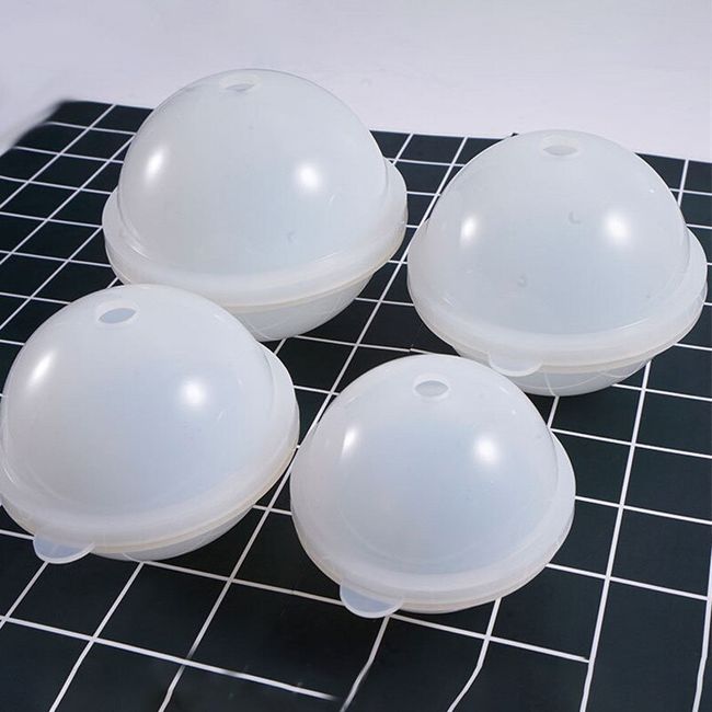 DIY Large Ball Sphere Resin Mold Round Ball Resin Epoxy Silicone