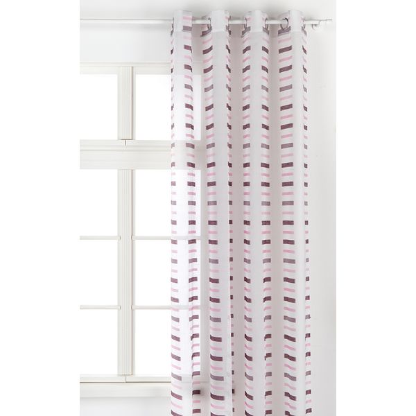Home Collection Masai Curtain, Polyester, Gray, 280x140x280 cm