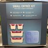 Rubbermaid, Part #7V92, Lunch Blox, Small Entree Kit, W/Side & Snack Containers