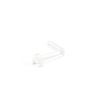 3pcs Invisible Flat Disk Nose Stud L - Bend Clear Acrylic Flexible Retainer Body Piercing 18G
