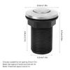 Shanrya Air Activated Switch, Push Switch, Portable Air Switch Hose Kit for Long Button Home Restaurant