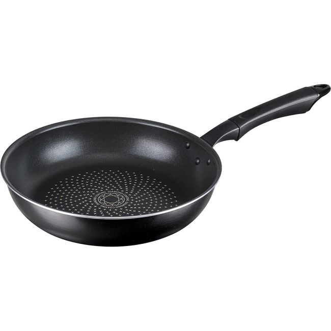 Wahei Freiz RB-2224 Lightweight Frying Pan, 10.2 inches (26 cm), Compatible with Induction and Gas, Diamond Coat, Bistro Black