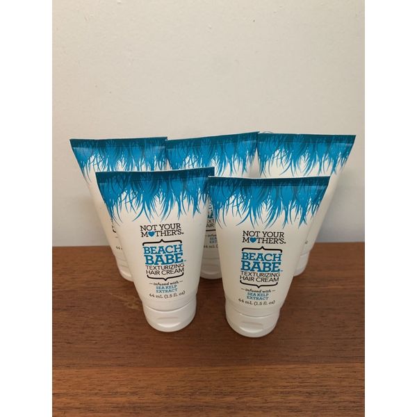 Not Your Mother's BEACH BABE Texturizing Hair Cream 1.5 oz TRAVEL SIZE Lot Of 5