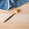 Cutipol GOA Dinner Fork, Black x Gold, Cutlery, New Life, Parallel Import
