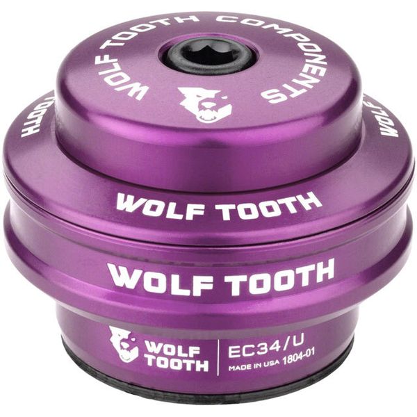 Wolf Tooth Performance Headset - EC34/28.6 Upper, 16mm Stack, Ultraviolet Purple