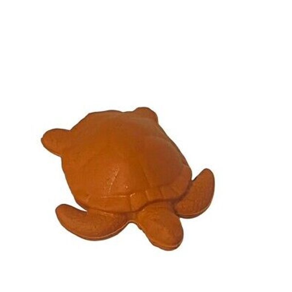 Turtle Tortoise Diener Rubber Toy Figure Eraser Monster Alien Kaijou Orange BC1