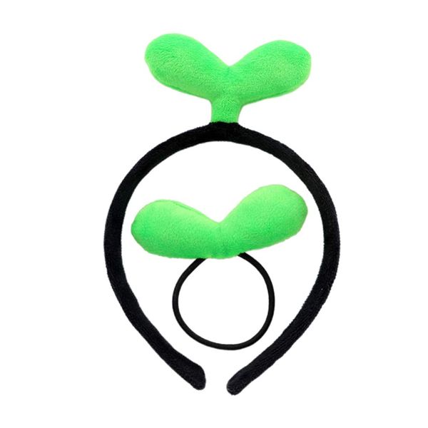 TENDYCOCO 2PCS Bean Sprout Hair Clips Set Sprout Headband Plant Grass Grass Hairpin Cute Hair Accessories for Women