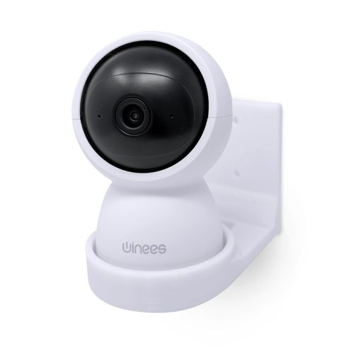 Screwless Wall Mount for Winees M2X Indoor Security Camera - Strong VHB Stick On Adhesive, Easy to Install, No Mess, Reduce Blind Spots & Better Viewing, Bracket Holder Shelf, by Brainwavz