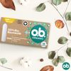 o.b. Organic Normal Tampons, 100% Organic Cotton, Plastic-free, 64 Count