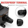 EATAKWARD 20A 125V AC Inline Switch, IP66 Waterproof DPST Inline Cord Switch with Red Rocker Button (ON/Off Switch)
