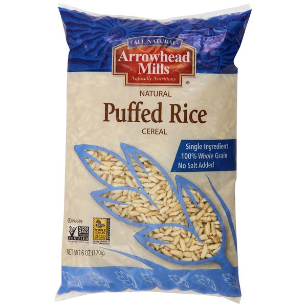 Arrowhead Mills Rice Cereal, Puffed, 6 Ounce