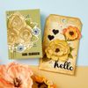 Spellbinders Vintage Florals Etched Dies, Metal