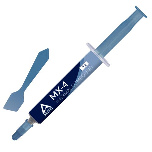 ARCTIC MX-4 (incl. Spatula, 4 g) - Premium Performance Thermal Paste for all processors (CPU, GPU - PC, PS4, XBOX), very high thermal conductivity, long durability, safe application, non-conductive