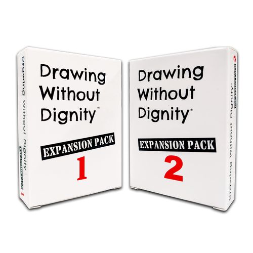 Drawing Without Dignity: Expansion Packs 1 & 2 | The Twisted Funny Adult Party Game Version of The Classic Drawing Game