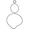 MAHLE GS33634 Engine Water Pump Gasket