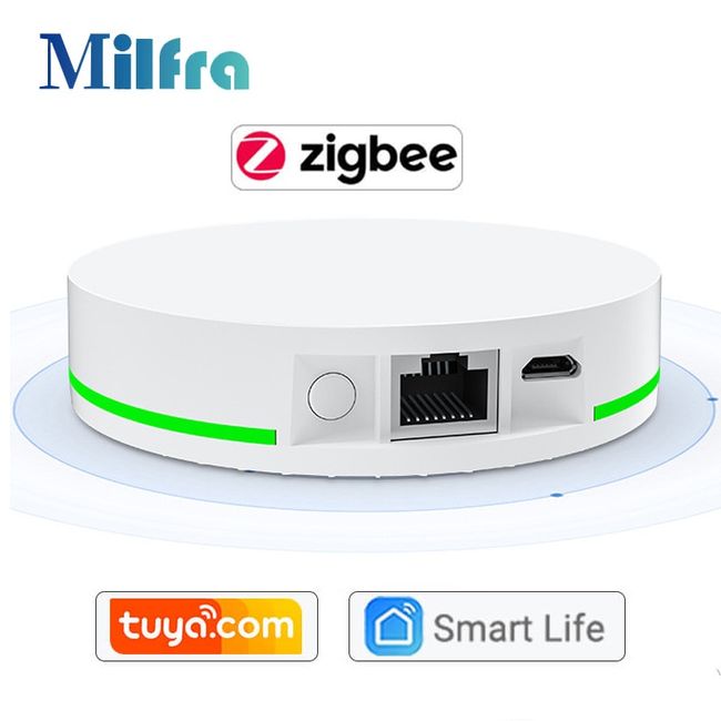 Tuya Zigbee 3.0 Gateway HUB Wireless Smart Home Bridge Smart Life Remote  Control Zigbee Protocol Works With Alexa Google Home