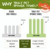 (2 Pack) Truly Pet Quick-drying Soft  Water-absorbent Bath Towel Medium Sz