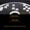 O'SKOOL Solid Brass Router Inlay Kit with 1/8" Carbide Spiral Router Bit with 1/4" Shank