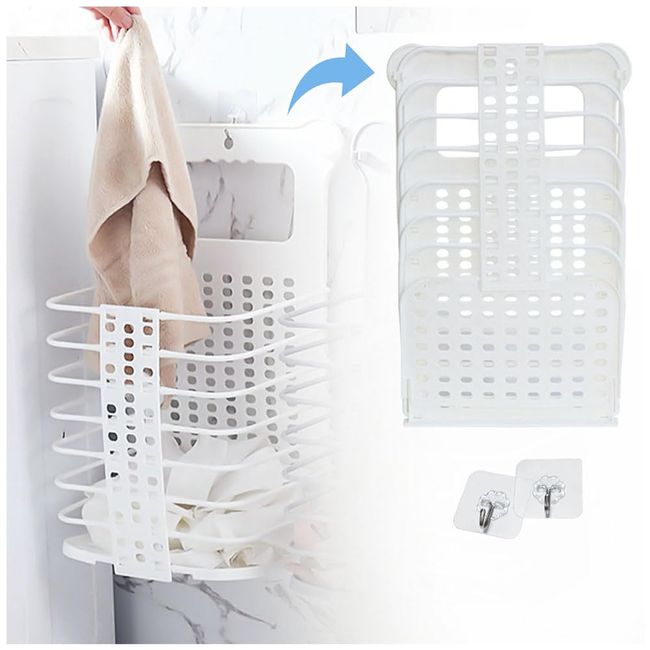 SUGGEST Laundry Basket Folding Storage Laundry Rack Laundry Basket