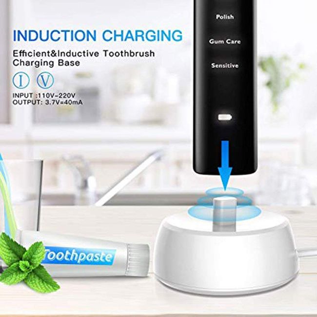 Toothbrush Charger for Oral B, for Braun Toothbrush Charger Base Inductive  Model 3757 Charger Portable Environmental ABS for Travel Replacement