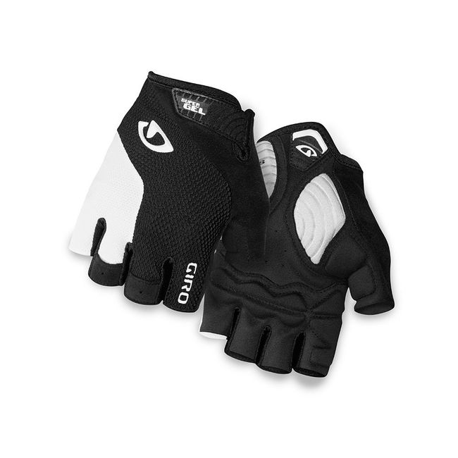 Giro Strade Dure SG Mens Road Cycling Gloves - Black/White (2023), Small