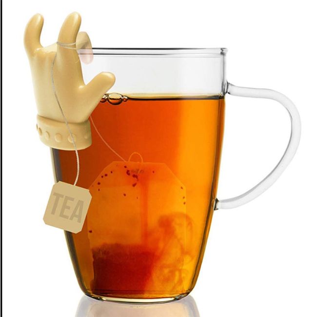 STK Tea Bag Holder, Cup, Mug, Tea Bag, Decorative, Convenient, Compact, Stylish, Multifunction (Set of 2)