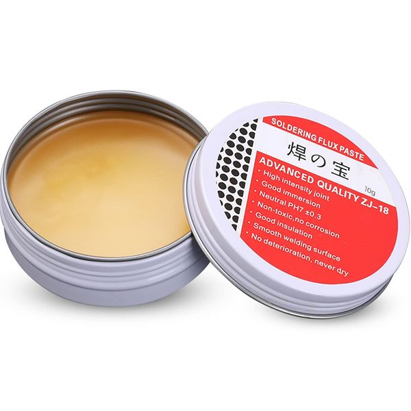 10g Solder Flux, Flux Soldering Paste, No-Clean Solder Grease Professional Mechanic Welding Repair for Mobile Phone, Home Appliance, Computer Motherboard et