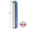 Hair Doctor Vanity Comb with silky smooth rotating teeth prevents hair loss and damage 7" Royal Purple