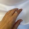 Sterling Silver Star Slider Bead Ring