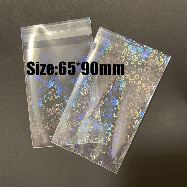 Foil Laser Top Loading Sleeves For Board Game Card Photo Protector Sleeves  Cover