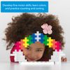 PLUS PLUS 9603411 Creative Building Blocks, Big Neon Set, Ingenious Construction Toy, 100 Pieces