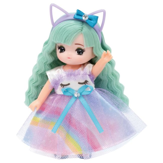 Takara Tomy Licca TAKARA TOMY Doll LD-26 Yumekawa Miki-chan Dress Up Doll Pretend Play Toy 3 Years Old Passed Toy Safety Standards ST Mark Certification