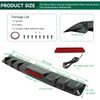 Rear Bumper Diffuser Spoiler Lip LED Brake Light For Chevrolet Malibu 2013-2015