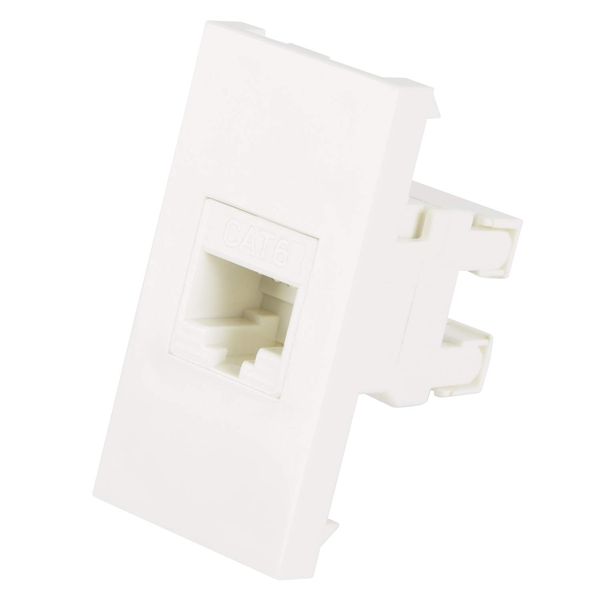 Ex-Pro Single Cat6 Cat5 Cat5e RJ45 Patch Network Socket Port Module Cable Oulet for Wall Plate Frame Faceplate - 2 Pack