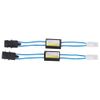 KIMISS ABS material 2PCS T10 LED Warning Canceller Adapter Headlight Error Free Decoder Device Resistor