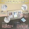 Yotakala Magnetic Loader, UV Protection, Display Case, Screw-down Magnetic Loader with Stand (Clear, 3 Rows)