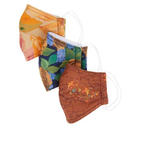 LOT OF 8 Patricia Nash 3 pack  Reusable 4-Layer Printed Face  (24Masks) Washable