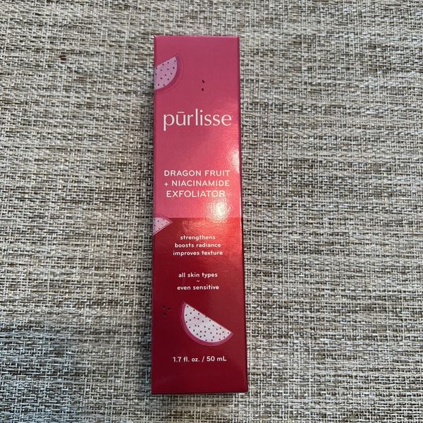 Purlisse Dragon Fruit + Niacinamide Exfoliator Sensitive 1.70 fl oz Sealed NEW D