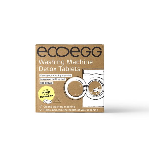 Ecoegg Washing Machine & Dishwasher Cleaner | Detox Tablets - 6 Month Supply | Deep Clean, Odour Removal | Fits All Machines | Cost-Effective | De-Scales