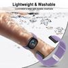 NicMool Strap for Fitbit Versa 4/Fitbit Versa 3/Fitbit Sense 2/Fitbit Sense, Adjustable Elastic Braided Replacement Strap for Fitbit Versa 4/Fitbit Versa 3/Fitbit Sense 2/Fitbit Sense - Purple