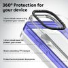 CASETiFY Compact iPhone 14 Pro Max Case [MIL Compliant (2x MIL-STD-810G)/Clears 1.2m Drop Test/MagSafe Compatible] - Purple