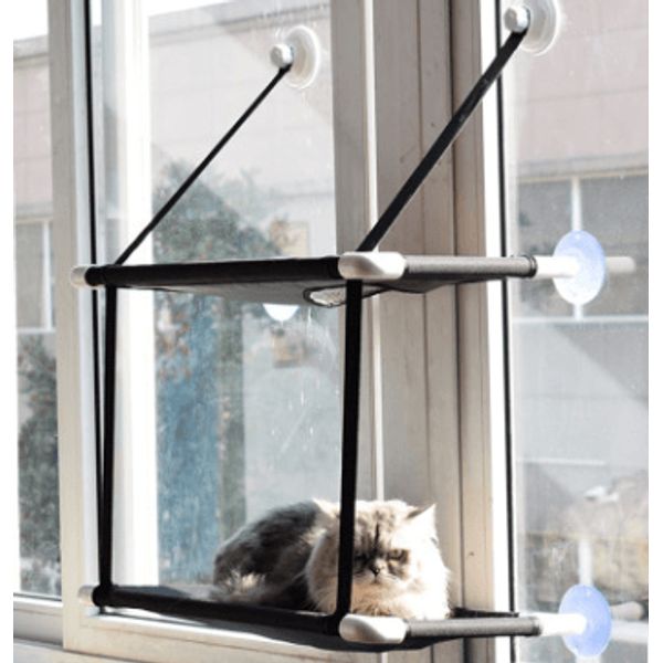 Luxury Cat Haven: The Ultimate Window Sill Cat Hammock - 60X31Cm / Double Layer