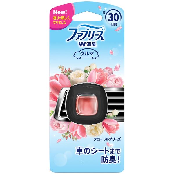 P&G Febreze In-Car Air Freshener | Easy-Clip for Air-Con 2ml (Japan Import) (April Fresh)