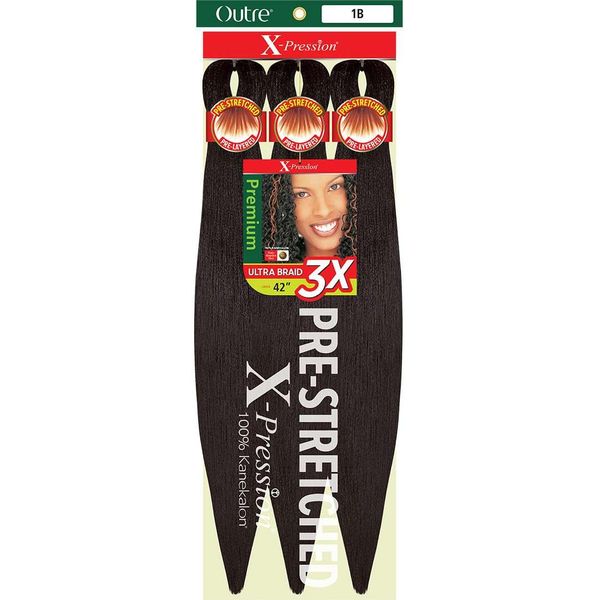 Outre X-PRESSION Ultra Braid Pre-streteched Braid 42" 3X (1 Pack, M4/30)