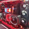 GIGA-MEGA PCIe X16 GEN5 Riser Cable with GPU Vertical Mount Bracket PCIe 5.0 for Future RTX5090 (White Bracket)